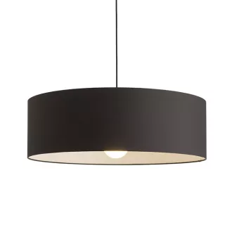 RON 60/19 stínidlo Polycotton černá/bílé PVC max. 23W