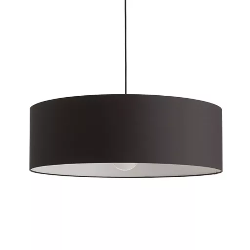 RON 60/19 stínidlo Polycotton černá/bílé PVC max. 23W