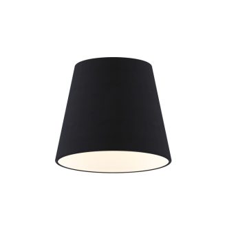   RENDL R13114 NIZZA lámpabúra, univerzális lámpaernyők Polycotton fekete/fehér PVC