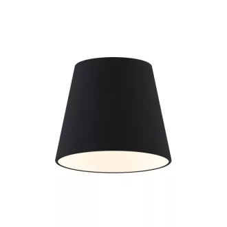 NIZZA 18/15 stínidlo Polycotton černá/bílé PVC max. 28W