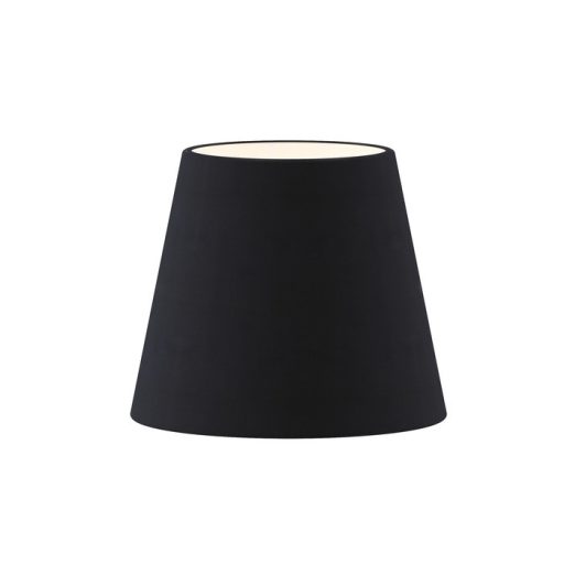 RENDL R13114 NIZZA lámpabúra, univerzális lámpaernyők Polycotton fekete/fehér PVC