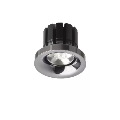 SHARM PLUS süllyesztett lámpa fekete króm 230V LED 10W 24° 3000K