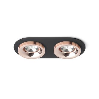   RENDL R13243 SHARM LED mennyezeti lámpa, készlet fekete réz/réz