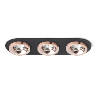   RENDL R13248 SHARM LED mennyezeti lámpa, készlet fekete réz/réz