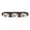 SHARM R III süllyesztett lámpa fekete réz/réz 230V LED 3x10W 24° 3000K