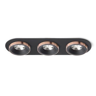   RENDL R13249 SHARM LED mennyezeti lámpa, készlet fekete/fekete réz
