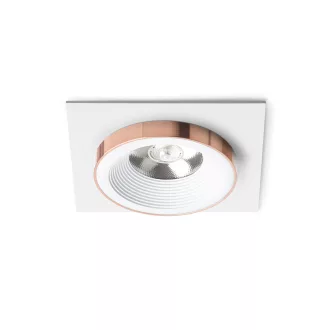   SHARM SQ I süllyesztett lámpa fehér réz 230V LED 10W 24° 3000K