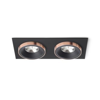   RENDL R13259 SHARM LED mennyezeti lámpa, készlet fekete/fekete réz