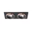 SHARM SQ II süllyesztett lámpa fekete/fekete réz 230V LED 2x10W 24° 3000K