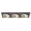 SHARM SQ III süllyesztett lámpa gyöngyházarany/barna 230V LED 3x10W 24° 3000K