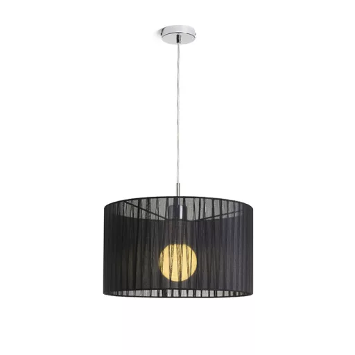 GLAMOUR 35/20 závěsná černá 230V LED E27 15W