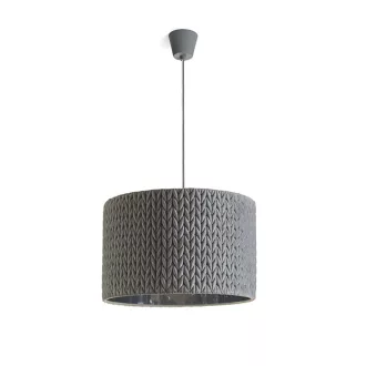 AINO 40 závěsná šedá chrom 230V LED E27 15W