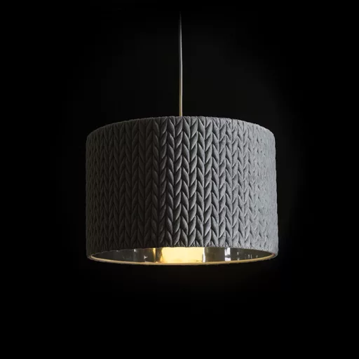 AINO 40 závěsná šedá chrom 230V LED E27 15W