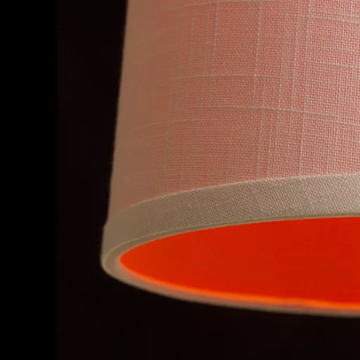 ESME 76 závěsná bílá/oranžová 230V LED E27 15W