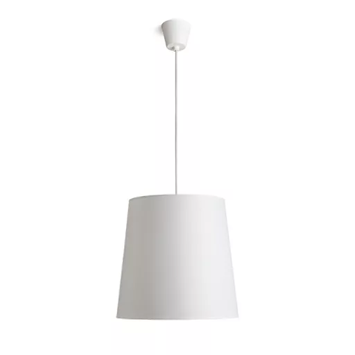 POLLOCK závěsná bílá/světle šedá 230V LED E27 15W