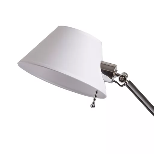 MONTANA asztali lámpa fehér/fekete króm 230V LED E27 11W