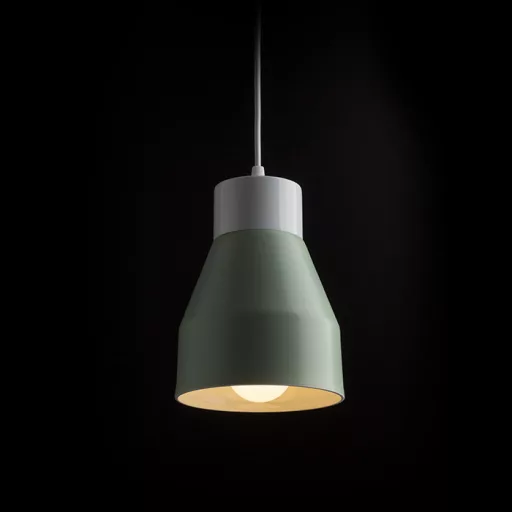 FRUTTI závěsná zelená keramika 230V LED E27 15W