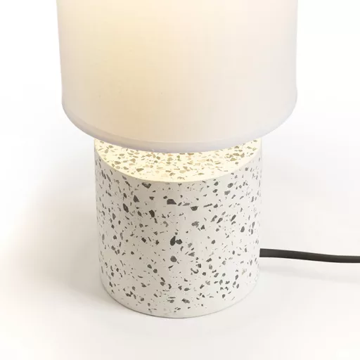 CAMINO asztali lámpa búrával fehér dekoratív terasz 230V LED E27 15W