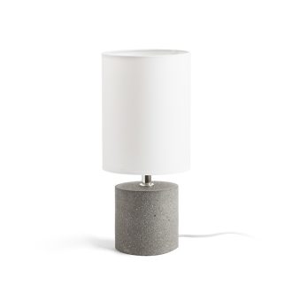 RENDL R13295 CAMINO asztali lámpa, dekoratív fehér cement
