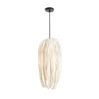 ZALA závěsná bílé PVC/černá 230V LED E27 11W