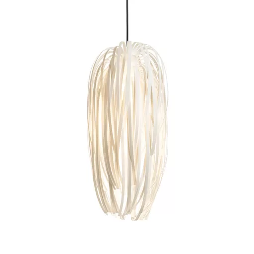 ZALA závěsná bílé PVC/černá 230V LED E27 11W