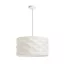 EZRA 40 závěsná bílé PVC/šedá 230V LED E27 15W
