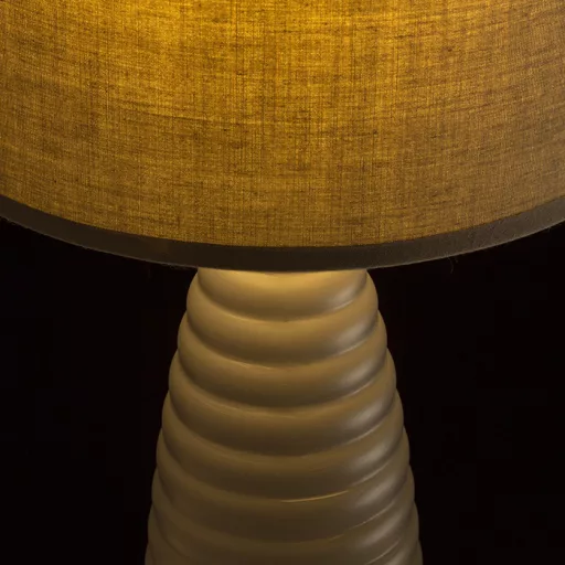 LAURA asztali lámpa bézsszürke  230V LED E27 15W