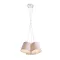 NANCY III závěsná bílá/červená 230V LED E14 3x11W