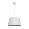 BUCKY 40 závěsná bílá/šedá kov 230V LED E27 15W