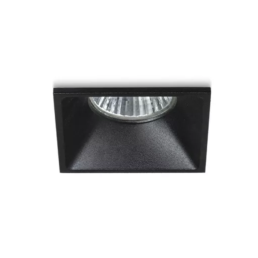 ZURI SQ süllyesztett lámpa fekete 230V GU10 35W
