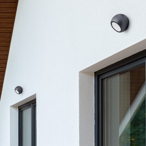 RENDL R13502 SIV LED kültéri lámpa, fali IP54 antracit