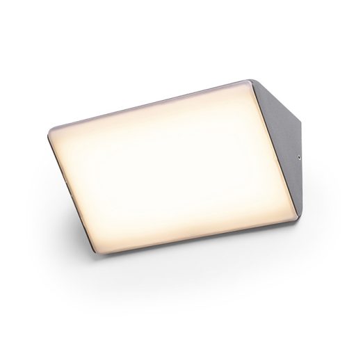 RENDL R13504 ANDANTE LED kültéri lámpa, szögletes fali IP65 antracit matt akril