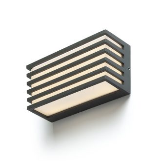   RENDL R13565 CLAIRE LED kültéri lámpa, szögletes fali IP54 antracit opálakril