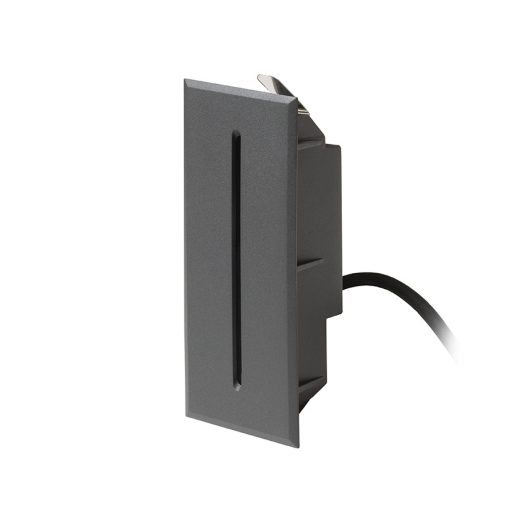 RENDL R13567 SEGNO LED kültéri lámpa, falba süllyesztett IP54 antracit