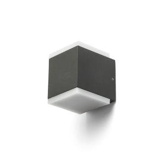   RENDL R13569 TIRAS LED kültéri lámpa, fel-le világító IP54 antracit opálakril