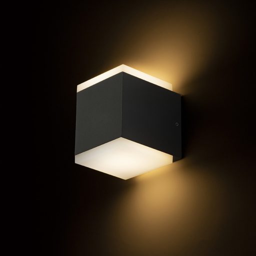 RENDL R13569 TIRAS LED kültéri lámpa, fel-le világító IP54 antracit opálakril