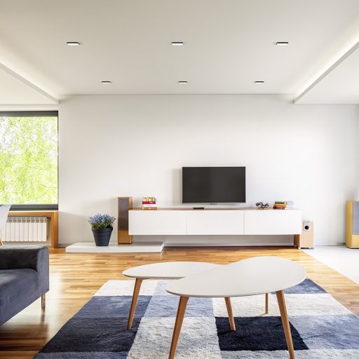 RENDL R13589 BJORK LED mennyezeti lámpa, vékony fekete
