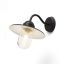 RENDL R13614 BEACON kültéri lámpa, fali IP44 fekete különleges üveg