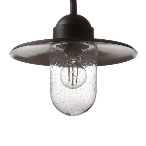 RENDL R13614 BEACON kültéri lámpa, fali IP44 fekete különleges üveg