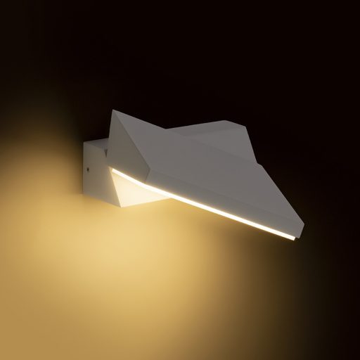 RENDL R13615 TWIST LED kültéri lámpa, fali irányított fényű IP65 fehér