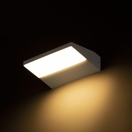 RENDL R13615 TWIST LED kültéri lámpa, fali irányított fényű IP65 fehér