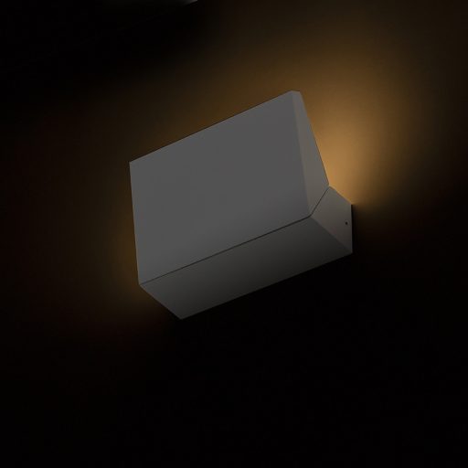 RENDL R13615 TWIST LED kültéri lámpa, fali irányított fényű IP65 fehér