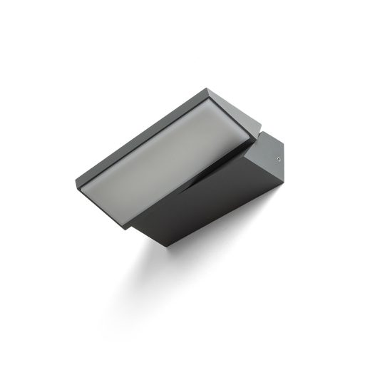 RENDL R13616 TWIST LED kültéri lámpa, fali irányított fényű IP65 antracit
