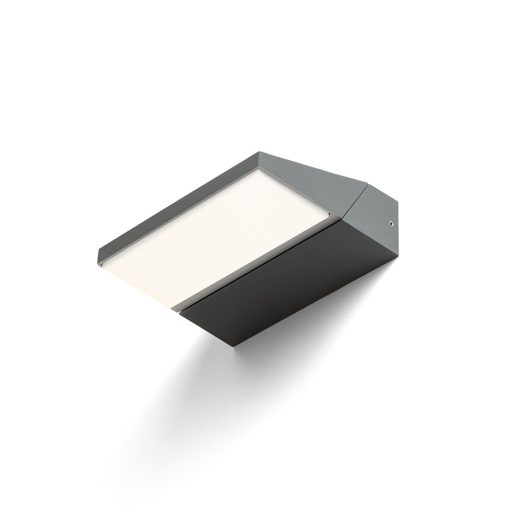 RENDL R13616 TWIST LED kültéri lámpa, fali irányított fényű IP65 antracit