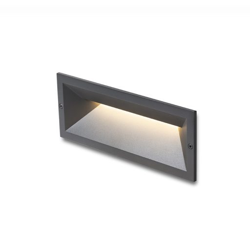 RENDL R13621 RAGG LED kültéri lámpa, falba süllyesztett IP65 fekete