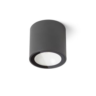   RENDL R13623 SENZA LED kültéri lámpa, mennyezeti IP65 antracit átlátszó üveg