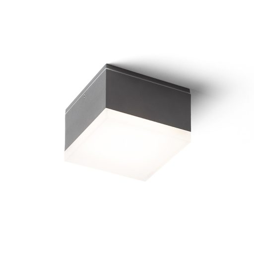 RENDL R13629 ORIN LED kültéri lámpa, mennyezeti IP54 antracit szatinált akril