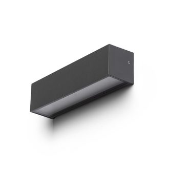   RENDL R13641 CAMARGUE LED kültéri lámpa, fel-le világító IP65 antracit szaténüveg