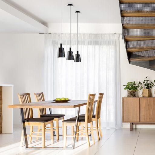 RENDL R13652 BELLINI LED függőlámpatest, üveg fekete füstüveg