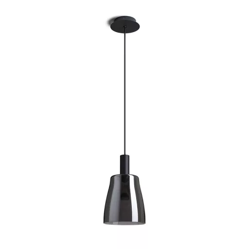 BELLINI M LED závěsná černá kouřové sklo 230V LED 5W 30° 3000K